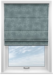 Florence Faux Suede, Mid Grey - Motorised Roman Blind